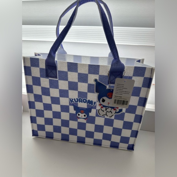 Nwt brand new Sanrio Characters Kuromi  tote bag hello kitty
13 inch*10inch*3inc - Picture 4 of 6